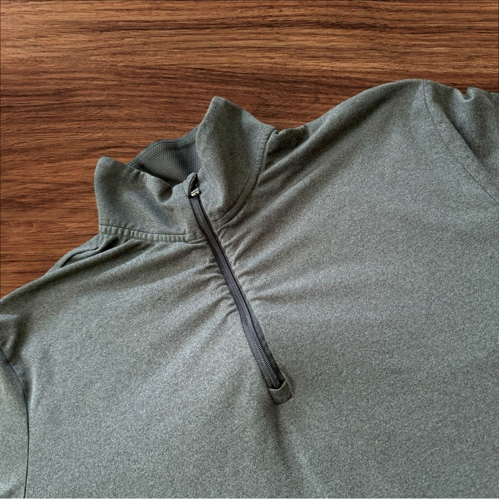 Polo Golf Ralph Lauren Grey Men’s Size Medium Mock‎ Neck Long Sleeve Quarter Zip